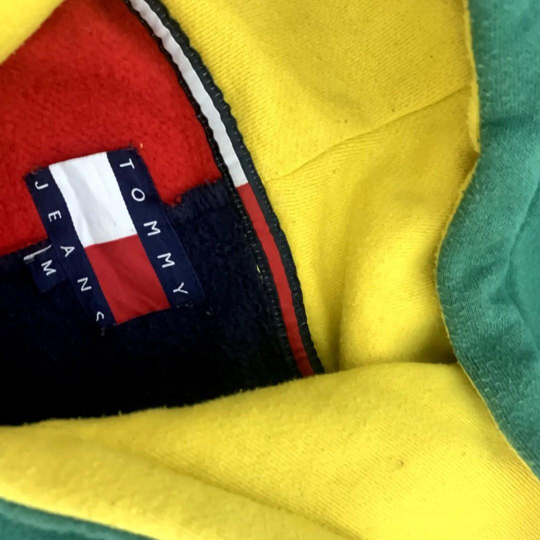 Tommy hilfiger 90s colorblock hoodie sale