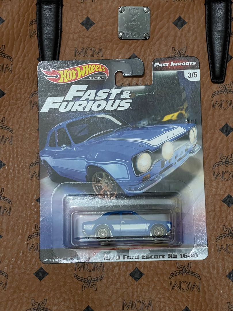 Hot Wheels Hot Wheels Fast & Furious Ford Escort RS 1600 1970 Blu - Modellino Auto In Metallio 3/5 Fast And Furious - 4