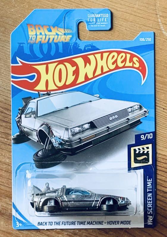 Hot Wheels Hotwheels 2019 HW Screen Time Super Treasure Hunt STH Back To The Future Time Machine Hover Mode Carousell