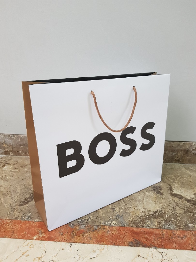Hugo boss paper bag outlet