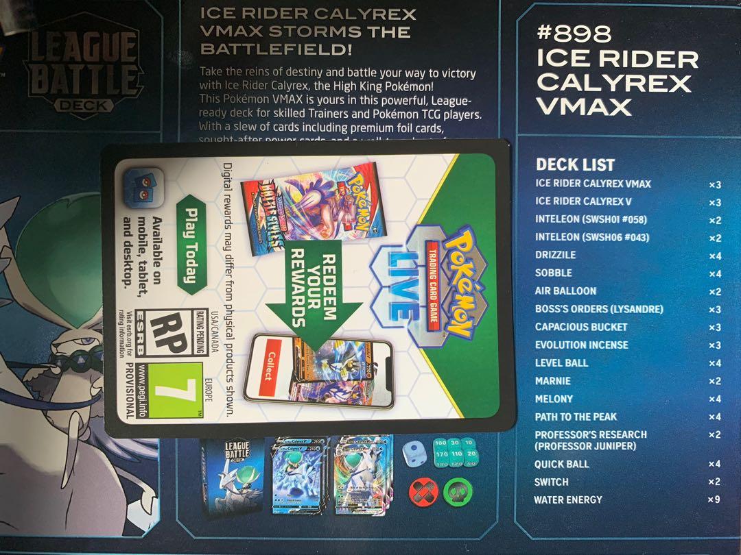 Cartas Pokémon League Battle Deck Ice Rider EN