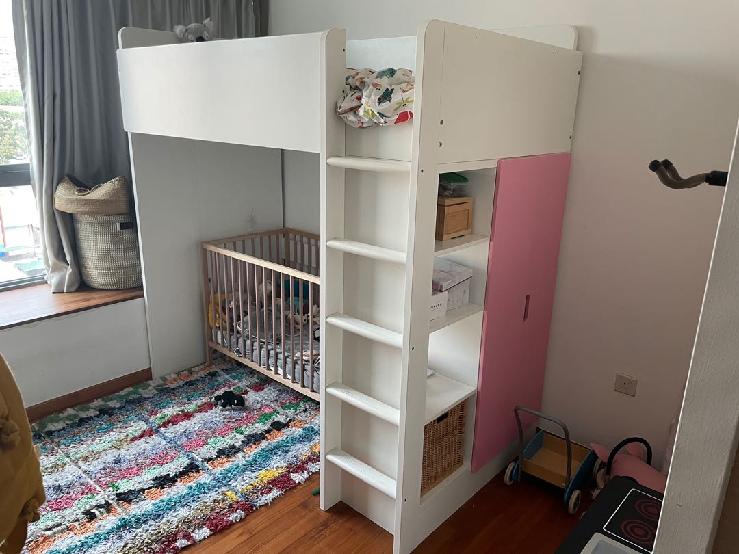 Ikea Bunk Bed (price negotiable), Furniture & Home Living, Furniture