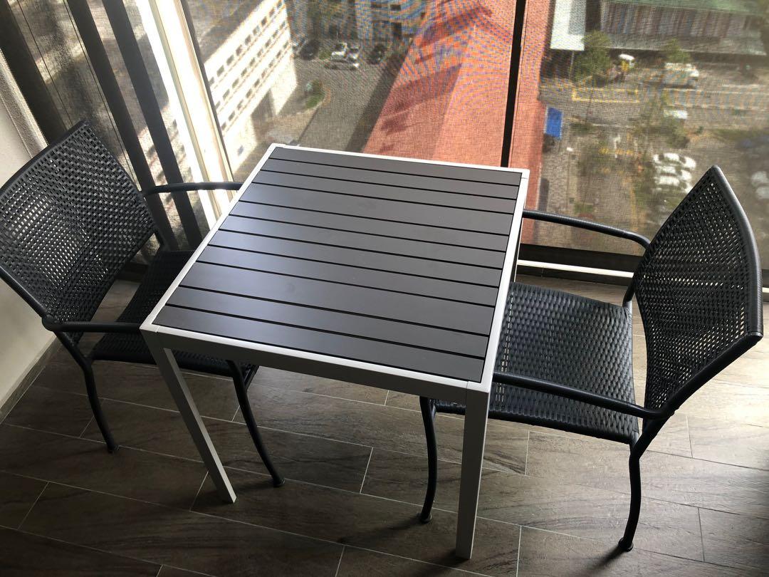 IKEA table and chairs (1 year old), Furniture & Home Living, Furniture, Tables & Sets on Carousell