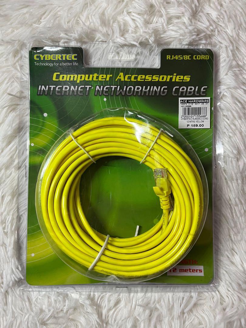 Internet Cable (Category: Cables & Adaptors) located in Makati City. Submitted by deecluttering03 (Listing ID 1167279100, Image 1). Description: Bought but not used. RJ45/8C cord. .