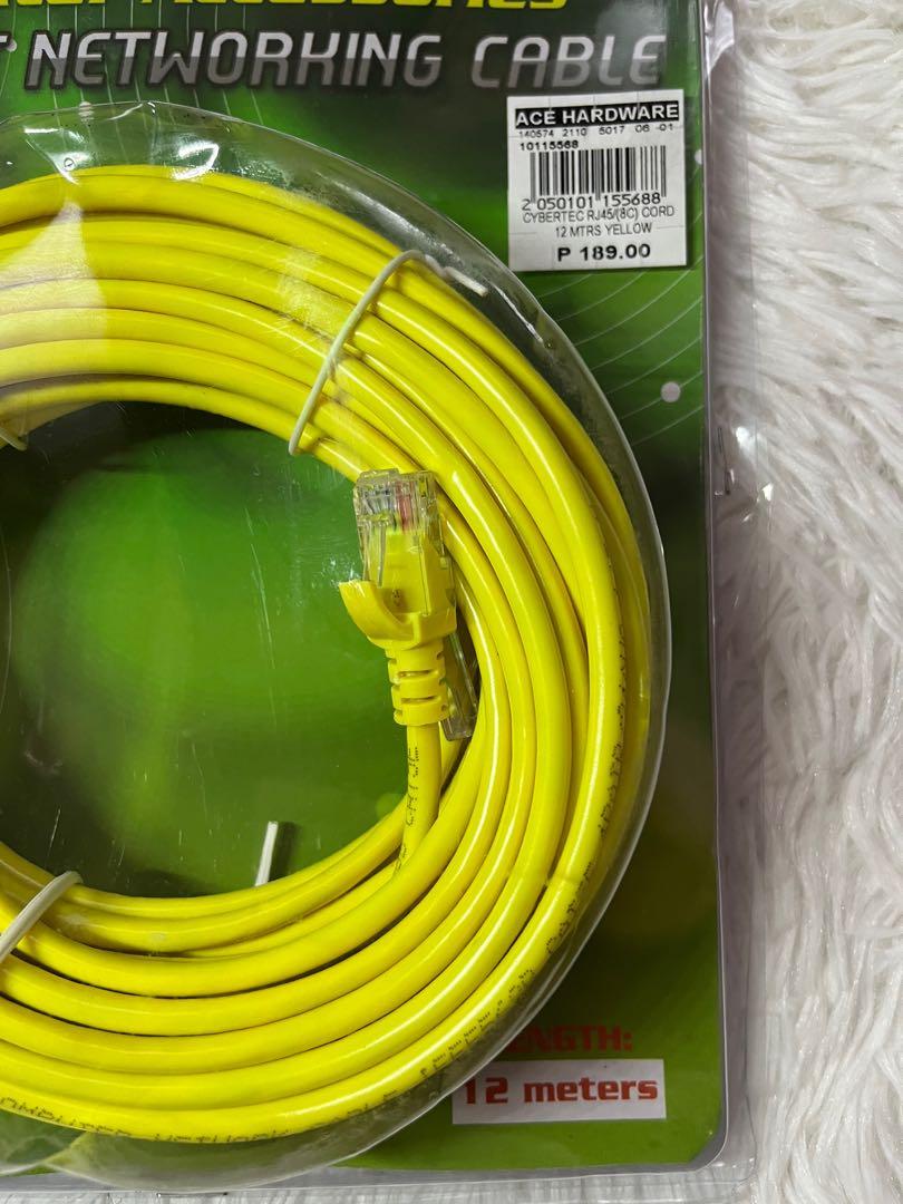 Internet Cable (Category: Cables & Adaptors) located in Makati City. Submitted by deecluttering03 (Listing ID 1167279100, Image 2). Description: Bought but not used. RJ45/8C cord. .
