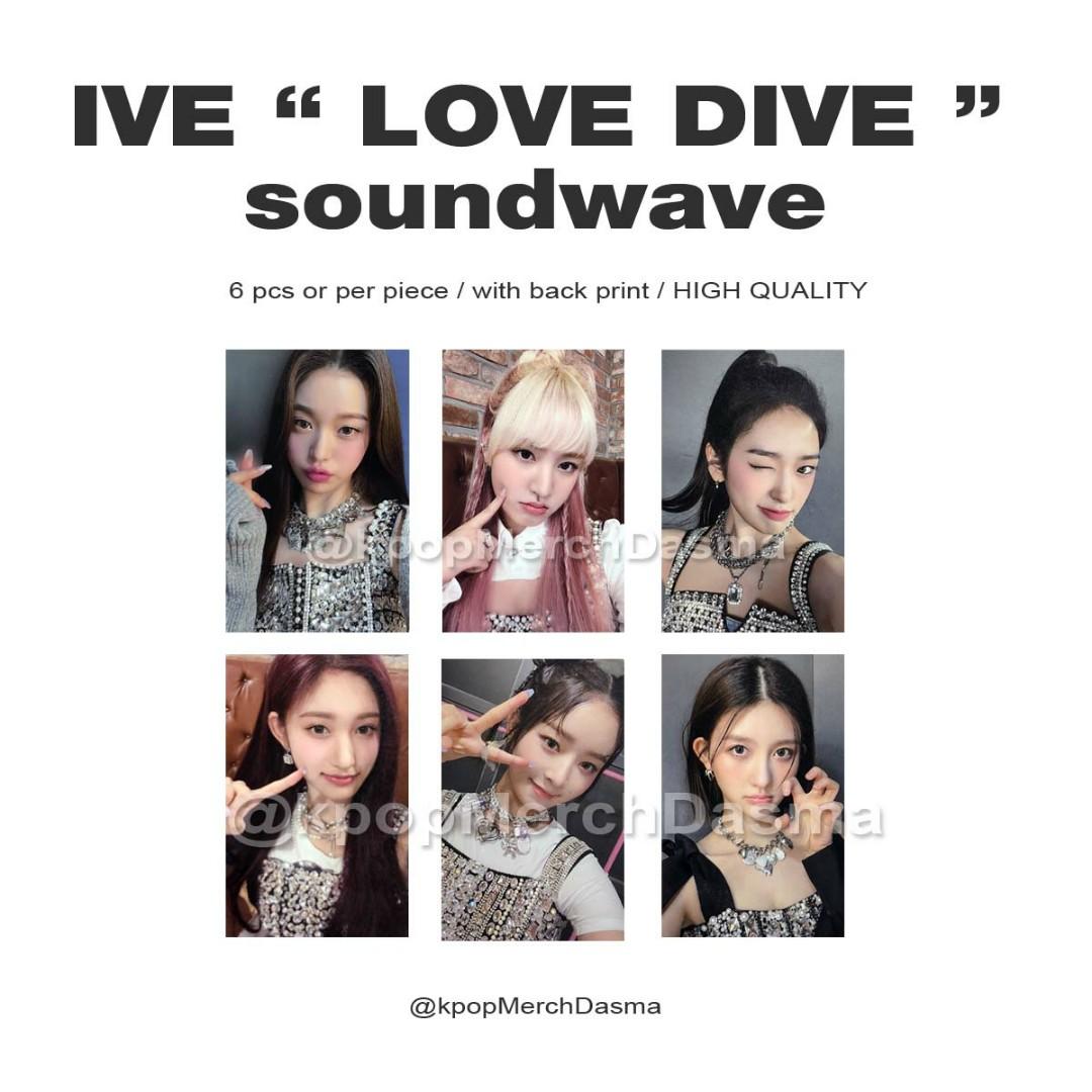 IVE LOVE DIVE Soundwave Photocards, Hobbies & Toys, Memorabilia 