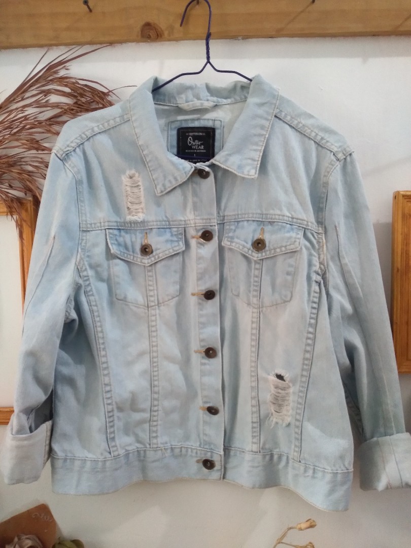 Jacket jeans cotton on, Fesyen Wanita 