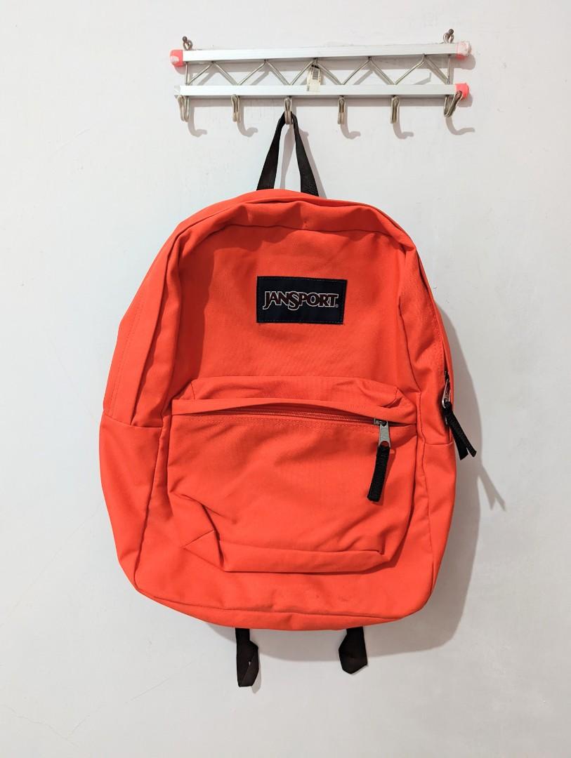 Jansport Superbreak in Cherry Tomato Fesyen Wanita Tas Dompet