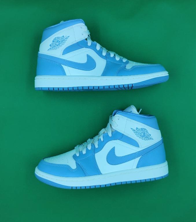 jordan 1 mid unc women's