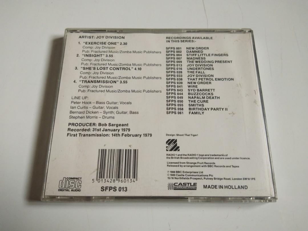JOY DIVISION - THE PEEL SESSIONS - BBC ARCHIVES (Category: Vinyls) located in Valenzuela. Submitted by KAMUSIKATAYO (Listing ID 1167253971, Image 2). Description: PRE OWNED VG/VG TEAR INLAY, PLS SEE PIC.