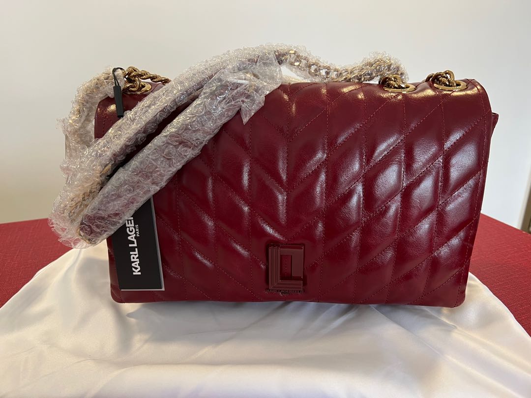 Karl Lagerfeld Lafayette Shoulder Bag, Women's Fashion, Bags & Wallets, Shoulder  Bags on Carousell