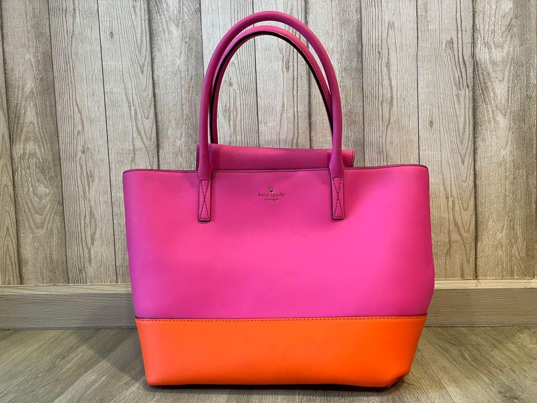 Kate Spade Bag Pink and Orange Used Authentic