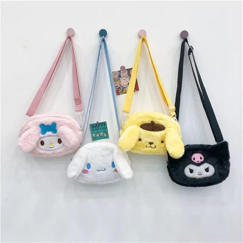 Sanrio Cinnamoroll Cute Plush Shoulder Bag Backpack Handbag Messenger bag Gift