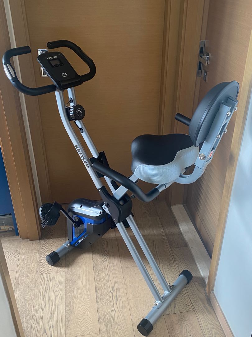 Kettler Exercise Bike, Modell Ecobike XM, foldable, like new, 運動產品, 單車及配件, 單車 Carousell