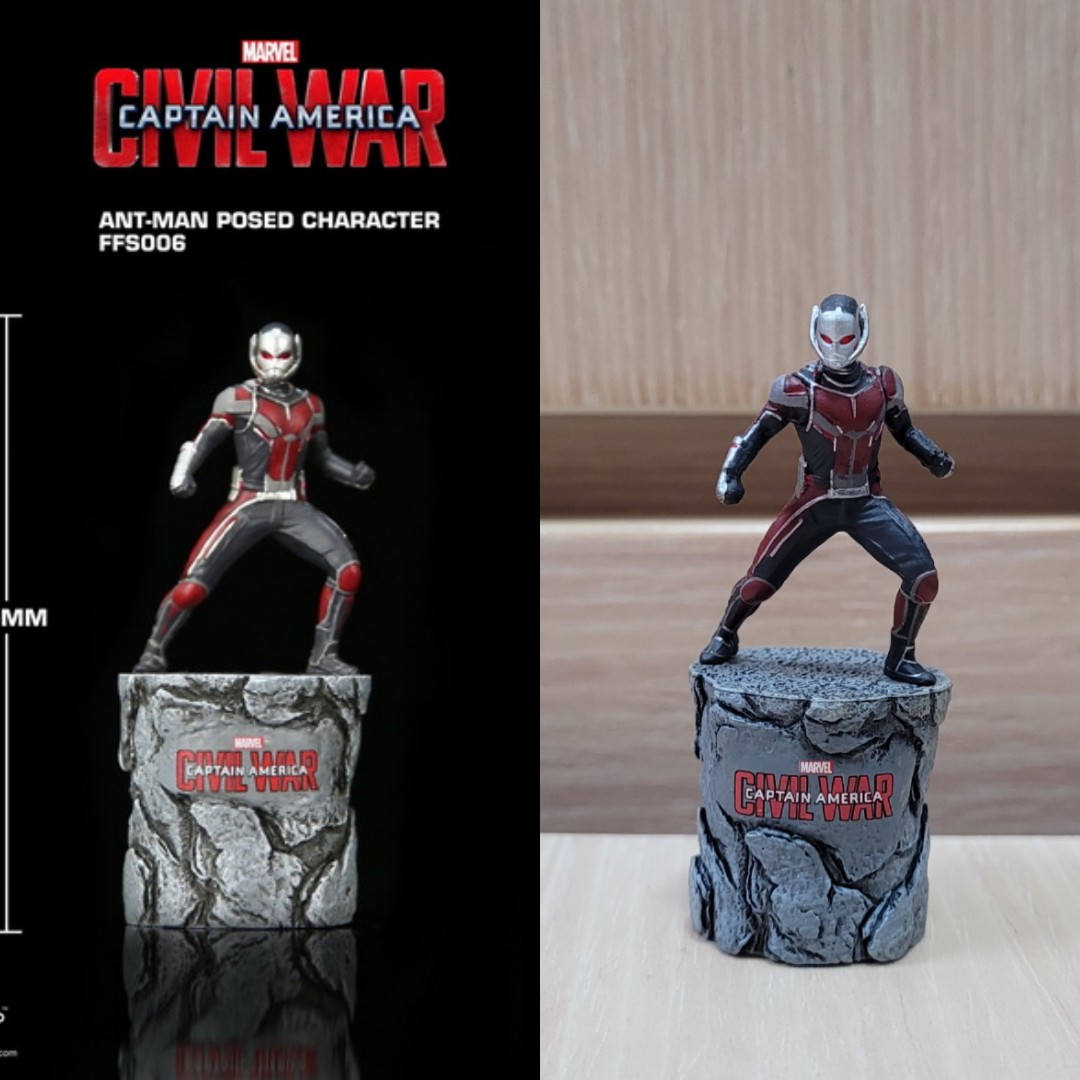 King Arts Captain America 3 Civil War ANT MAN Posed character with stone FFS006 