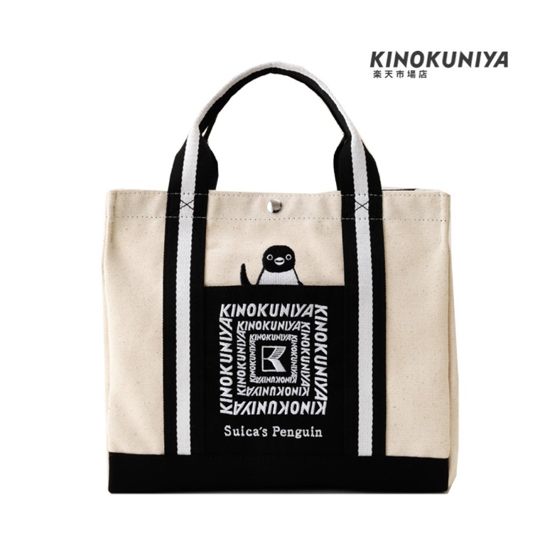 KINOKUNIYA SUICA'S PENGUIN TOTE BAG, Women's Fashion, Bags & Wallets