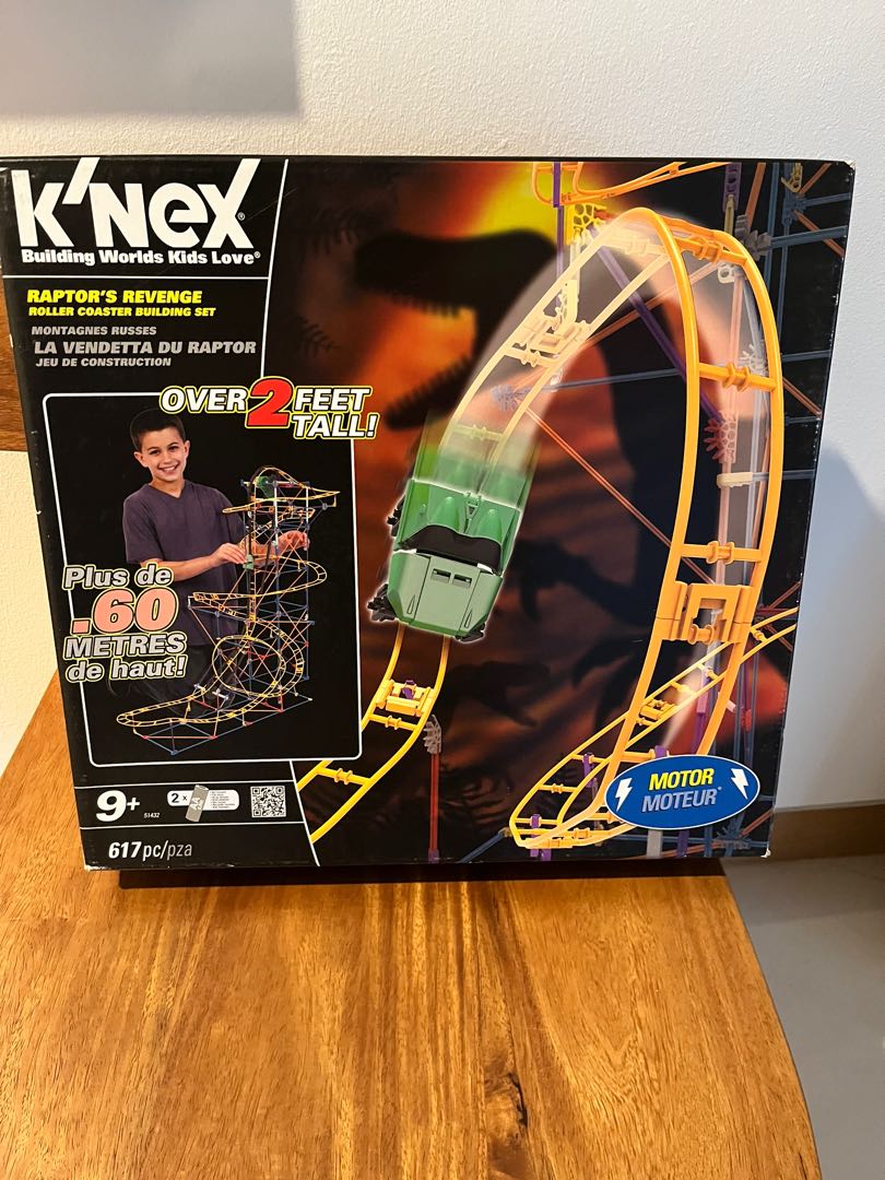 Knex raptors discount revenge roller coaster