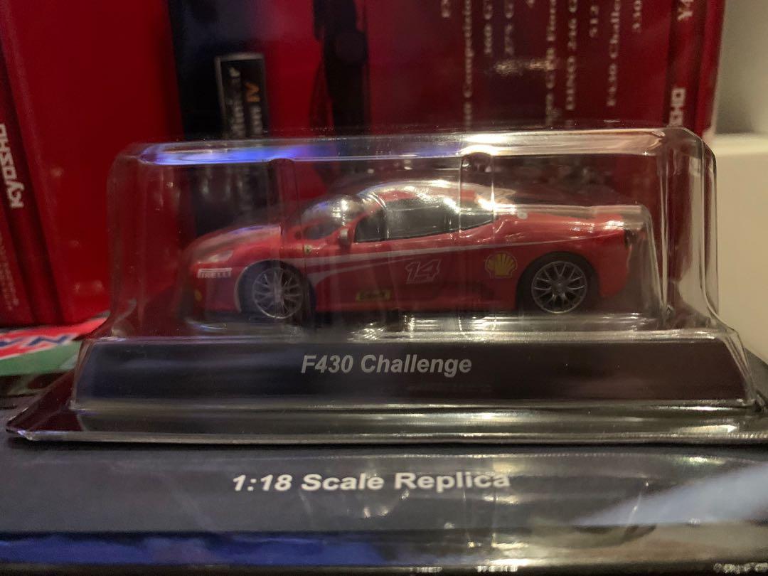 Kyosho Ferrari FXX F40 competizione 512 TR f430 challenge 1/64