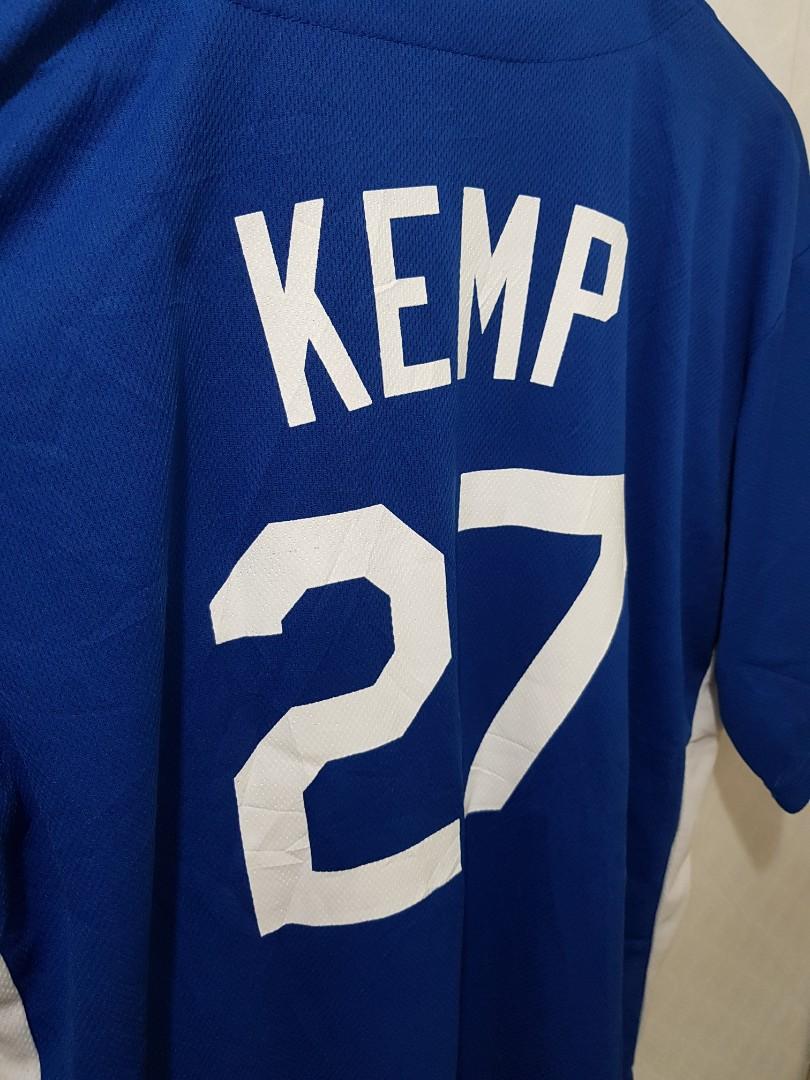LA Dodgers Button Down Jersey - Kemp 27, Men's Fashion, Activewear on  Carousell