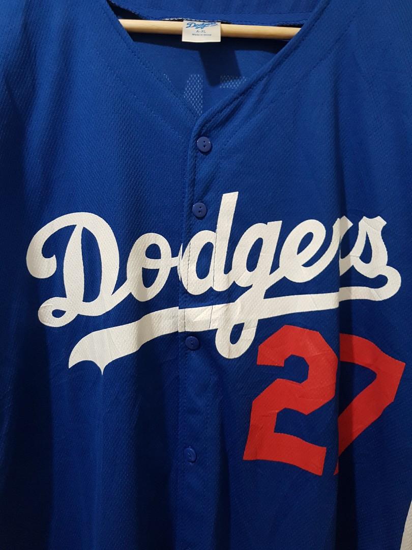 Los Angeles Dodgers Matt Kemp Jersey Mens 54 Blue Majestic Baseball 27 MLB