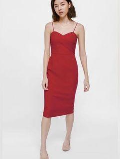 LB Love Bonito Geordie Bustier Midi dress, size S