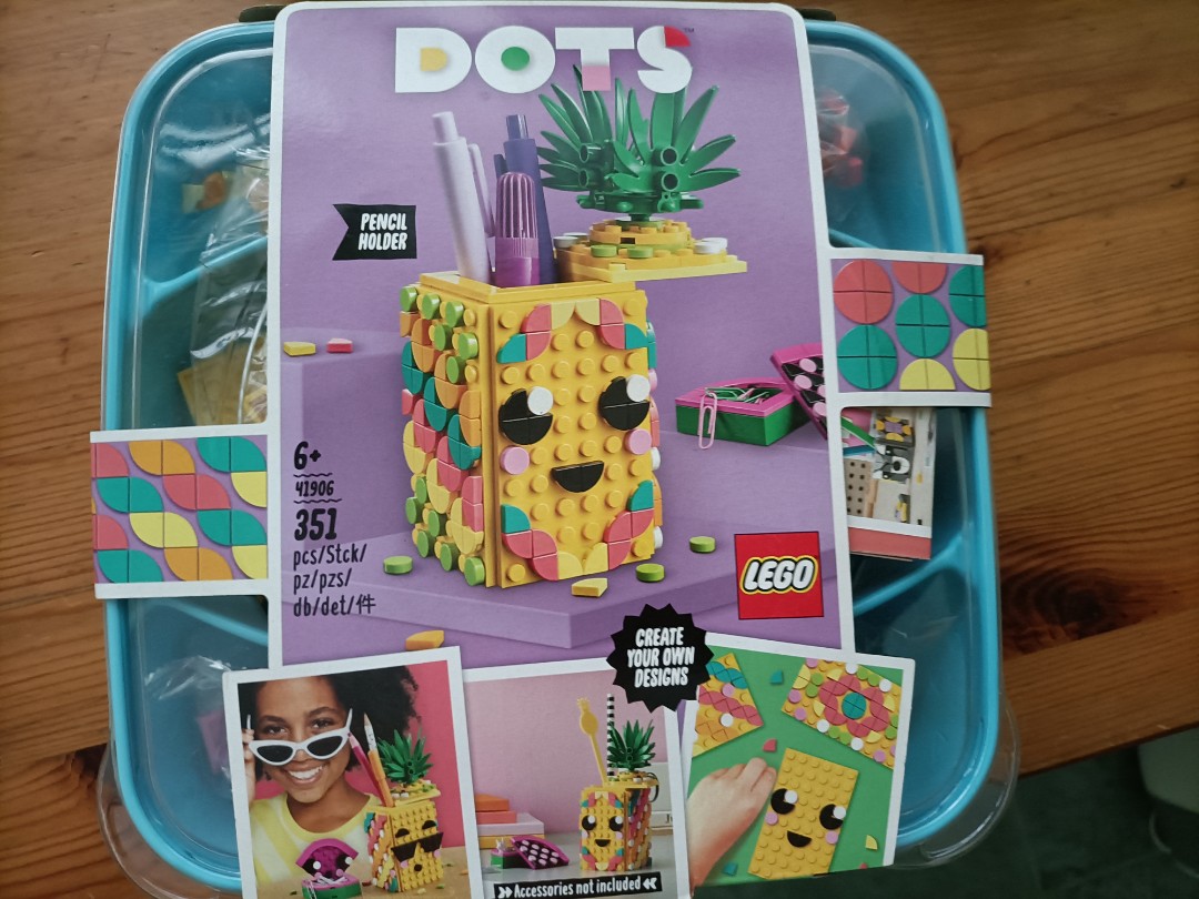LEGO DOTS Pencil Holder 41906 BNIB plus Lego Rings, Hobbies & Toys