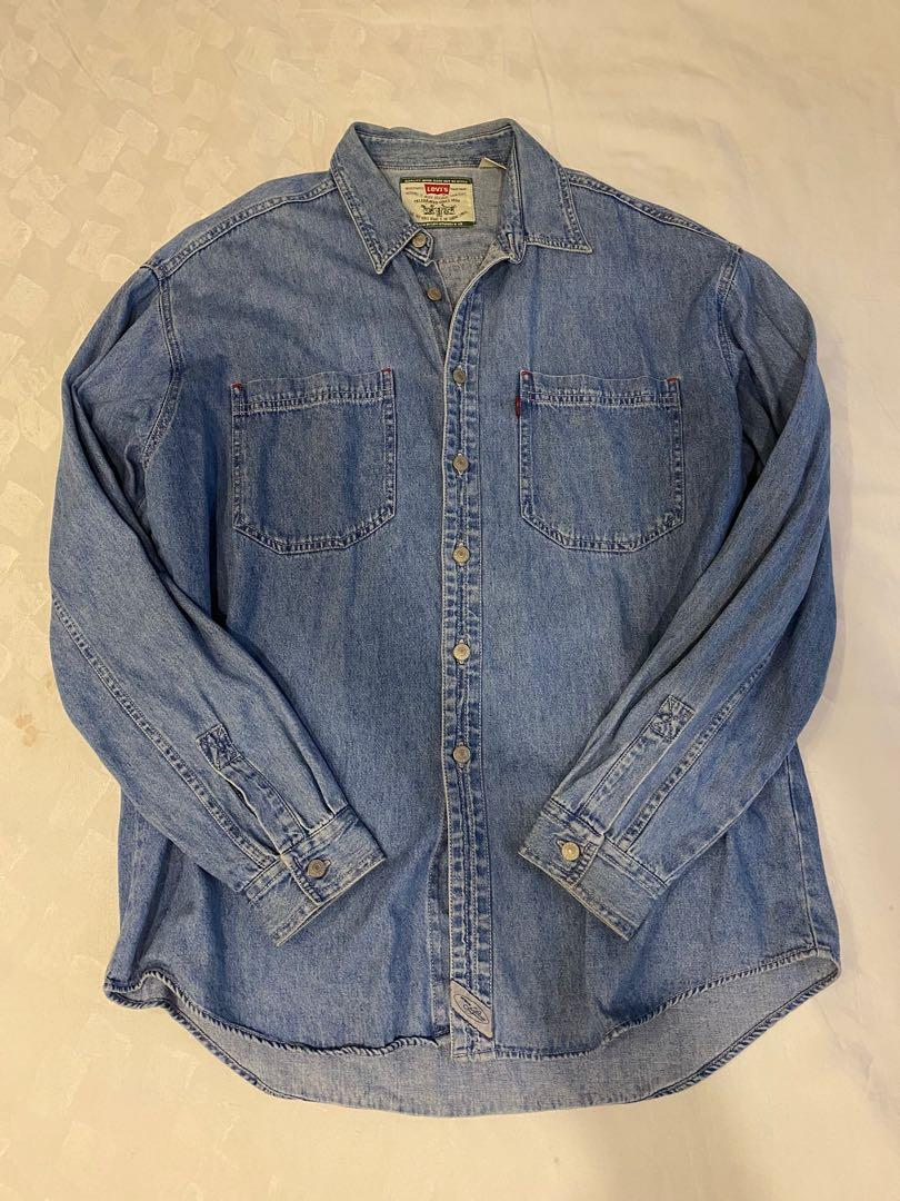 Levi’s WPL 423 Vintage Denim Button Shirt, Men's Fashion, Tops & Sets ...