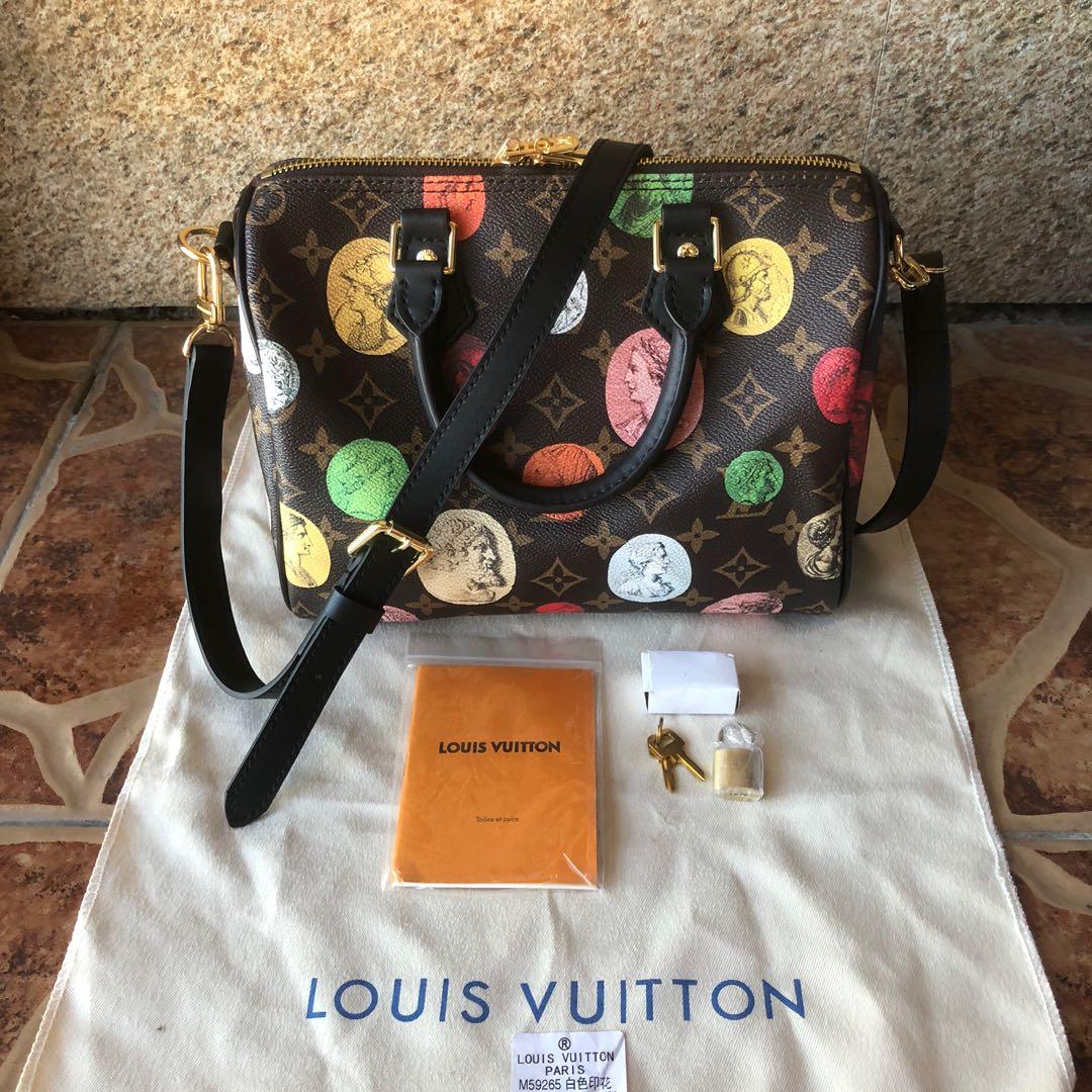 Louis Vuitton Speedy Bandoulière 25 cm , Fornasetti Limited