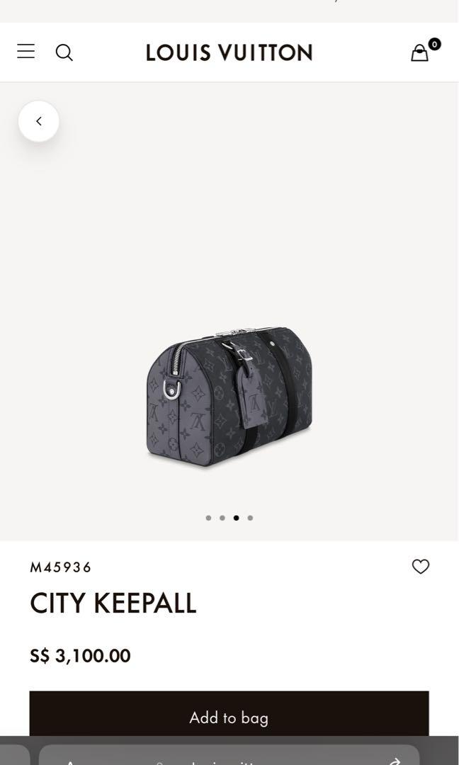 Louis Vuitton Keepall city bag Cloth ref.752199 - Joli Closet