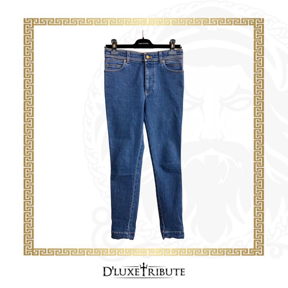 Louis Vuitton Denim Pants, Luxury, Apparel on Carousell