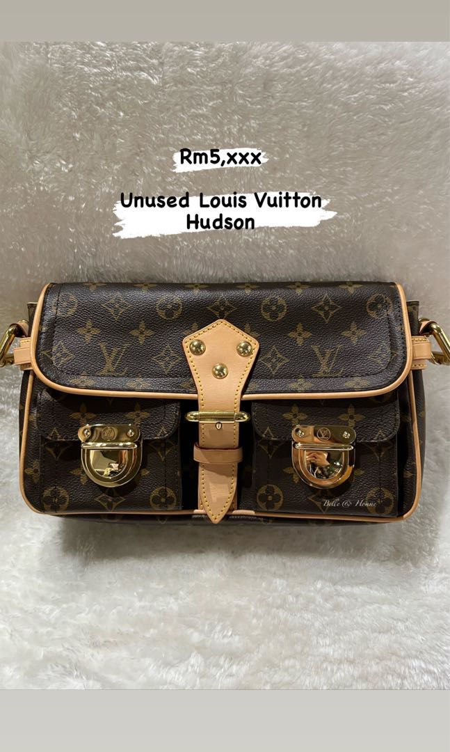 LOUIS VUITTON Hudson PM Monogram Shoulder Bag (M40027), France