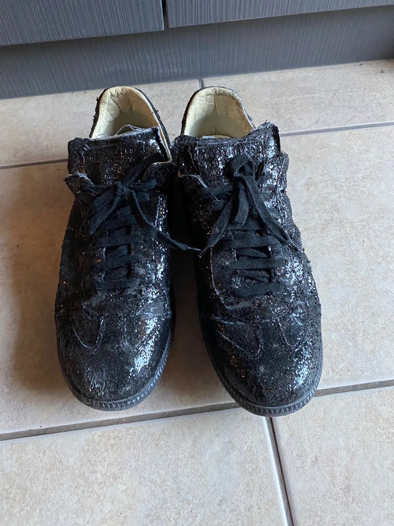 Maison martin margiela glitter sneakers new arrivals