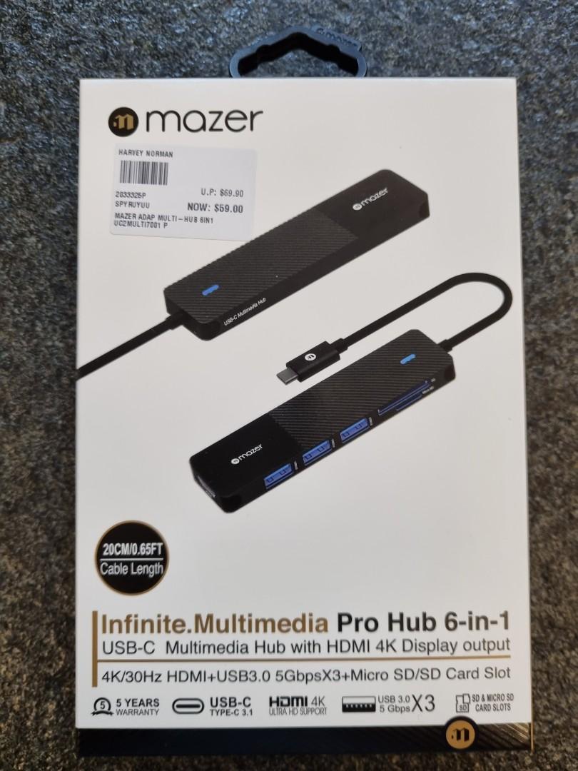 Mazer Multimedia Hub 6in1, Computers & Tech, Parts & Accessories