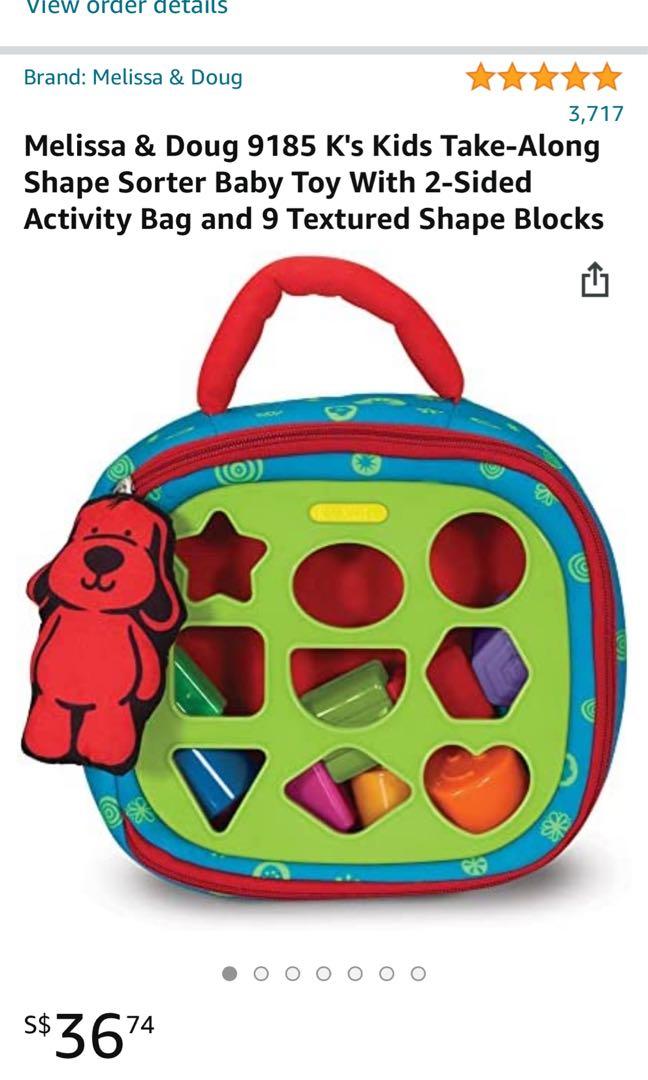 Melissa and doug take along shape sorter on sale