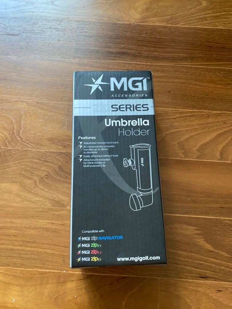 MGI trolley zip umbrella holder, Sports Equipment, Sports & Games, Golf