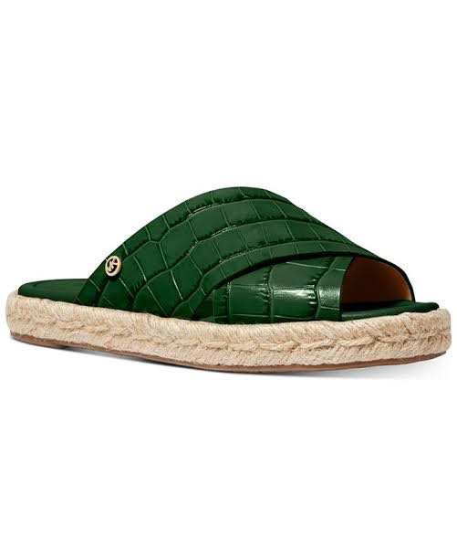 Michael michael kors cheap linden slide flat sandals