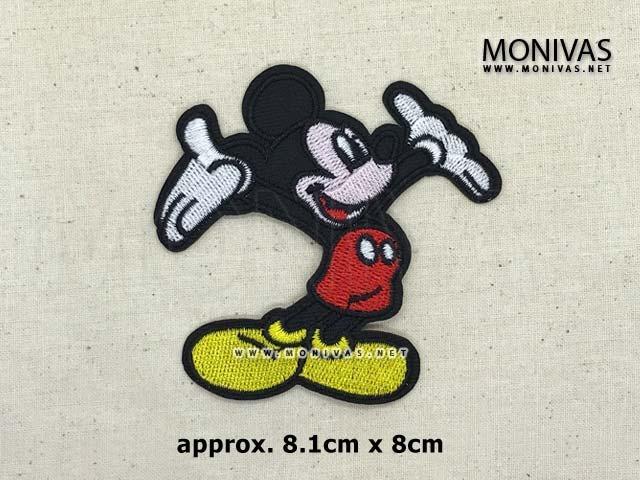 Mickey Mouse Embroidery Iron On Patch DIY Disney Applique