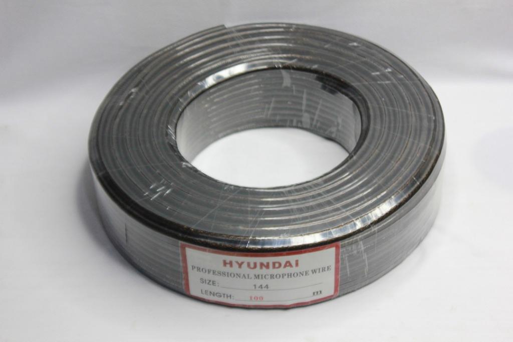 MICROPHONE WIRE CABLE STEREO (1ROLL/100meter), HEAVY DUTY, BEST FOR