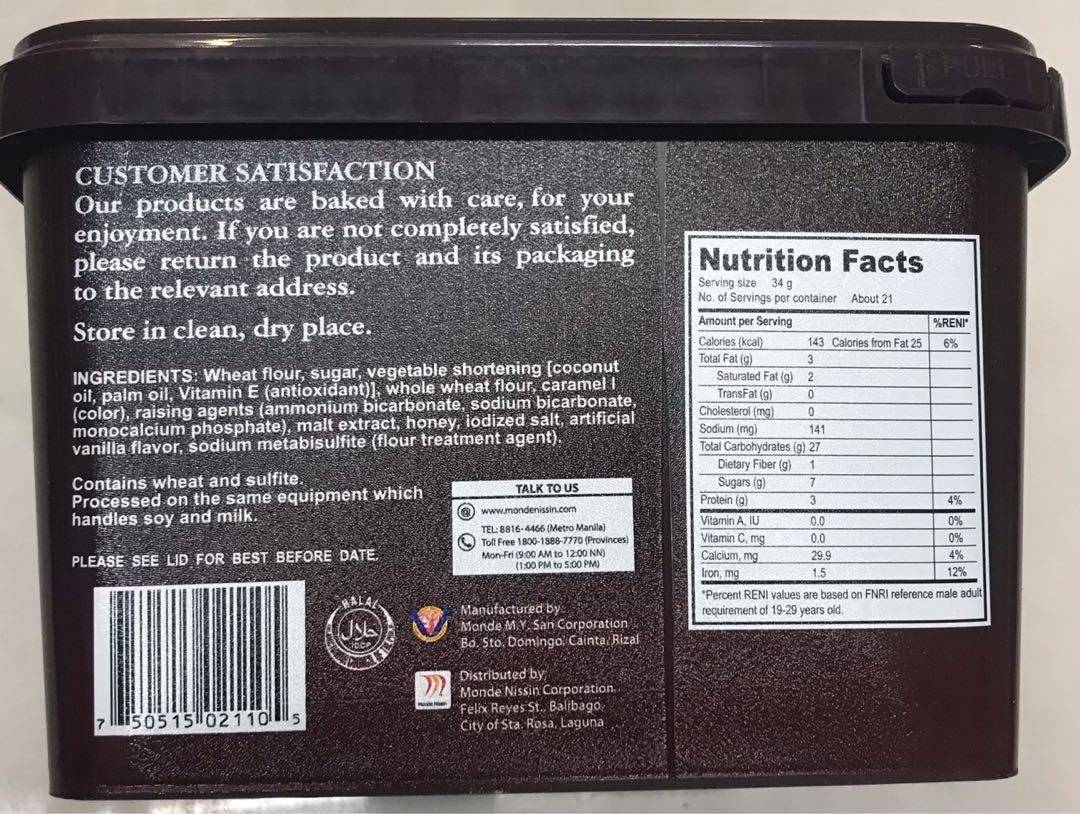 M.Y. San Grahams 700g Honey Graham Crackers, Food & Drinks ...