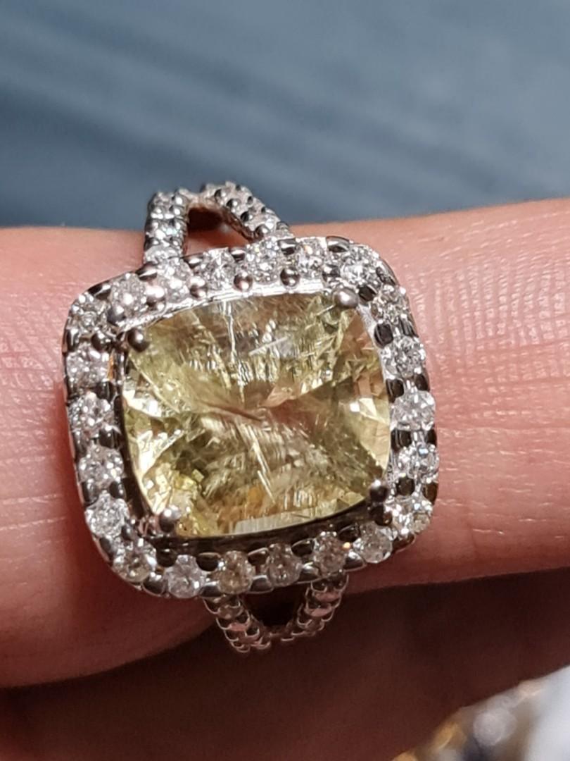 Danburite ring discount