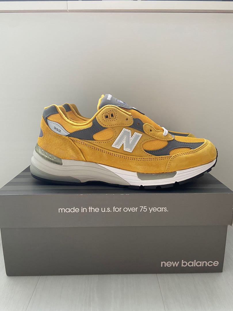 New Balance 992 Gold Cream #oxstreet 