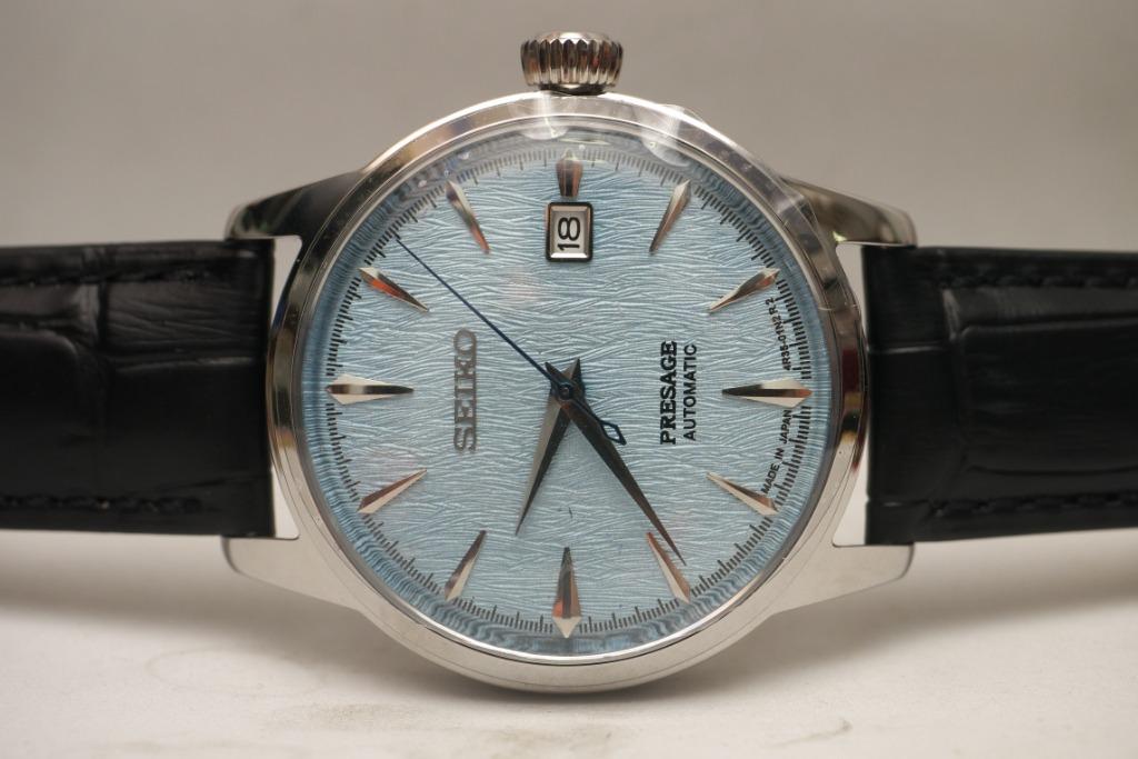New Fully Custom Mod Blue Dial Seiko Presage, Men's Fashion, Watches &  Accessories, Watches on Carousell