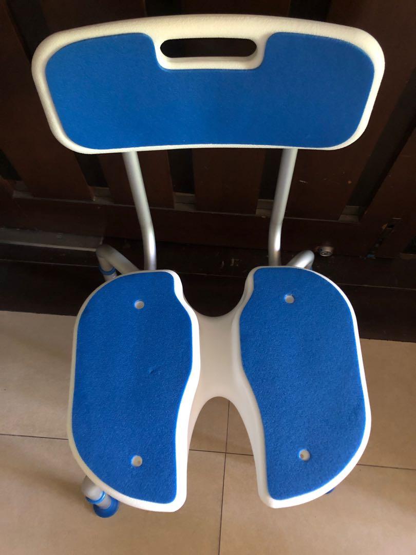 New Imported PCP Shower Safety Seat, Cutout for Easy Cleaning, NonSlip