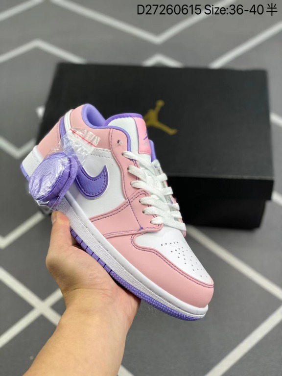 air jordan purple and pink