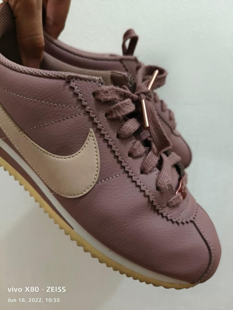 Nike Cortez Smokey Mauve, Women's Fashion, Footwear, Sneakers on Carousell
