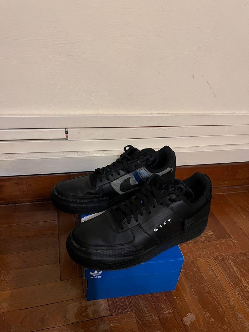 NikeAir Force 1 N.354 Black Men s Fashion Footwear Sneakers on