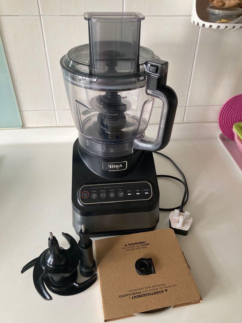 Ninja Food Processor with AutoiQ BN650 850W, 2.1L Bowl, TV & Home