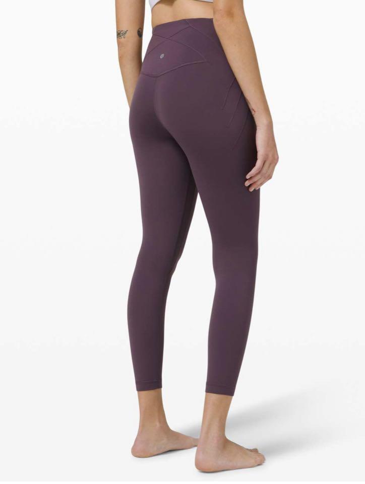 NWT Lululemon Nulu Fold HR Yoga Tight 25” Size 4 in Grape Thistle, Women's  Fashion, Activewear on Carousell
