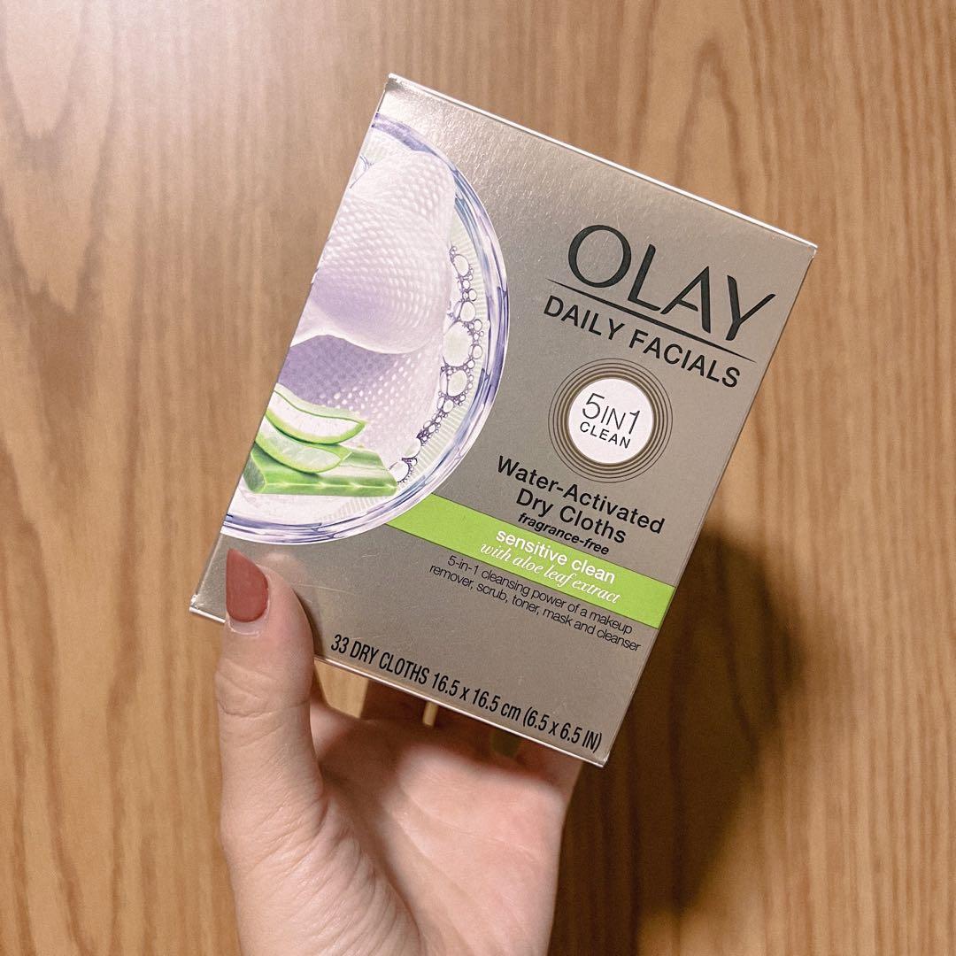 Olay Daily Facials 5in1 Water Activated Dry Cloths, Beauty & Personal