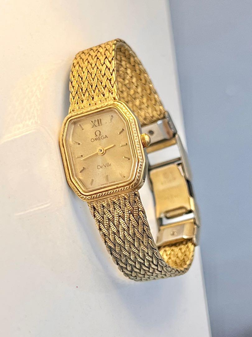 Omega De Ville 10k rolled gold Vintage Watch Women s Fashion